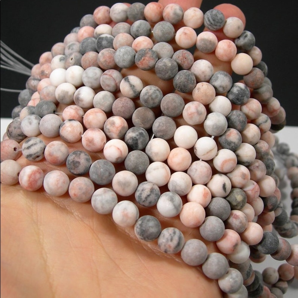 Pink Zebra Jasper - Picture 2 of 4